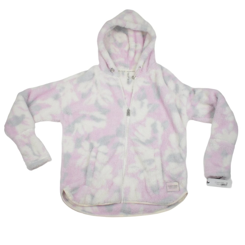 Calvin Klein Performance Pink Camo Print Jacket - Picture 4 of 11